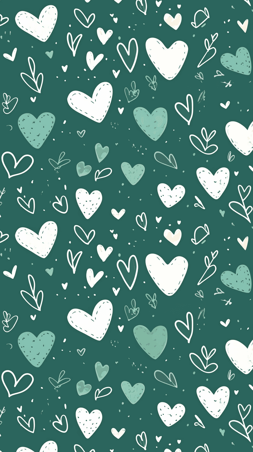 Heart 445 original repeating artwork