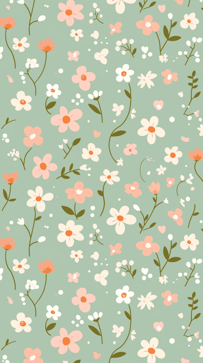 Fresh Bloom 627 original repeating artwork