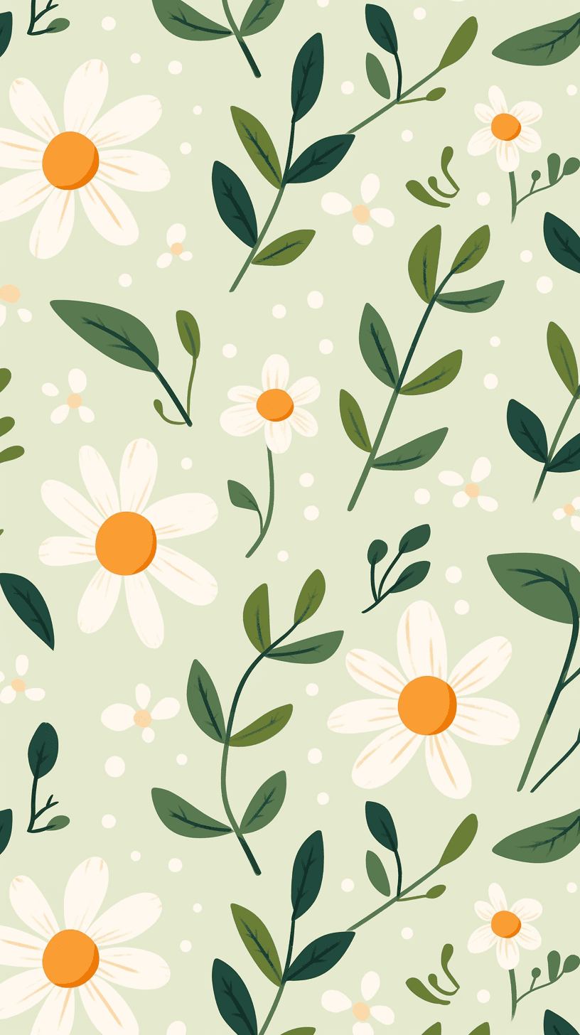 Bloom Glow original repeating artwork