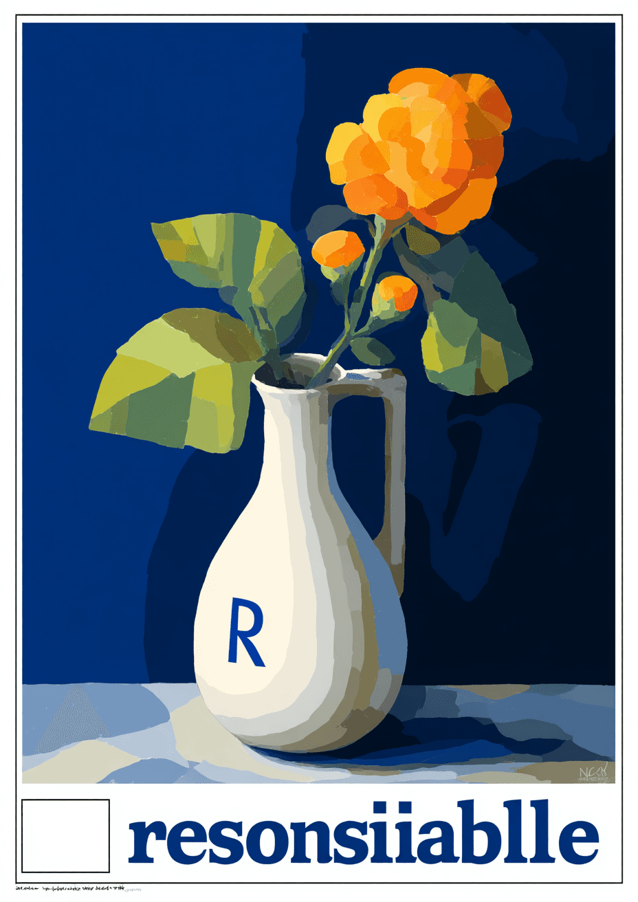 Vase Twilight original repeating artwork