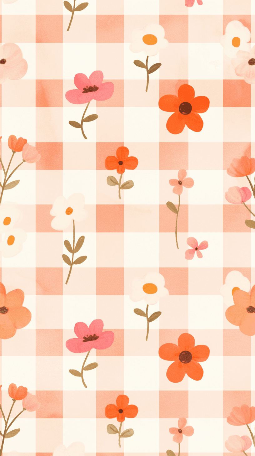 Blossom Ivory original repeating artwork
