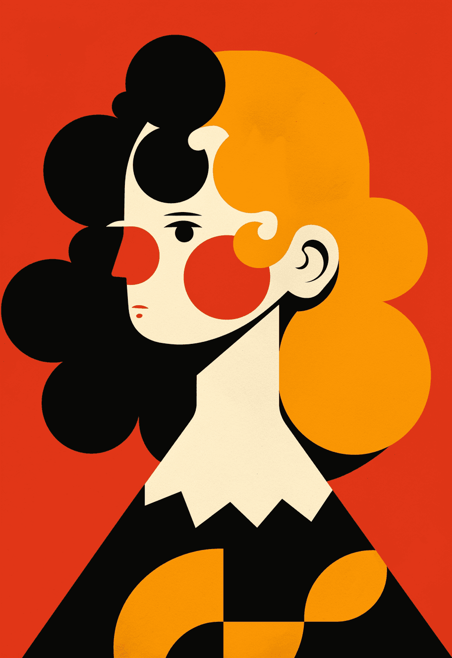 Woman Prism original repeating artwork