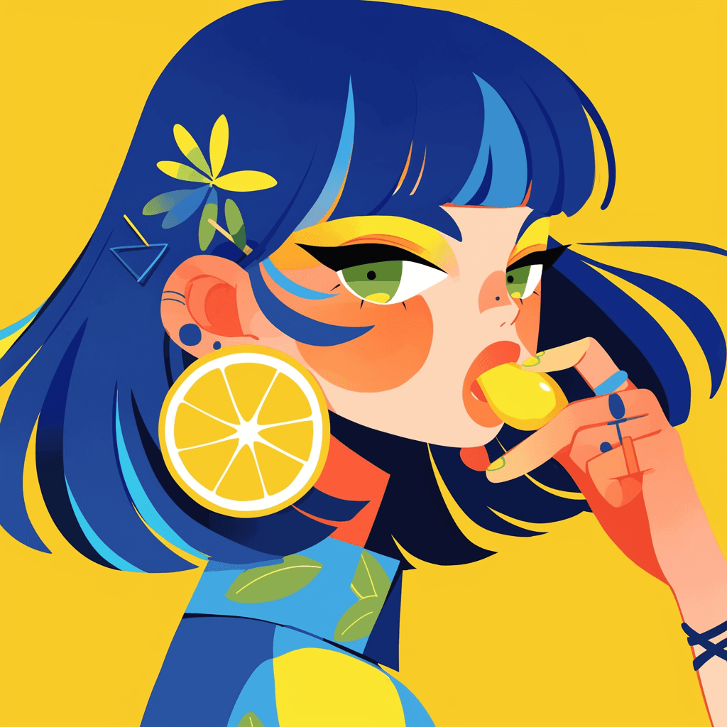 Woman Rush original repeating artwork