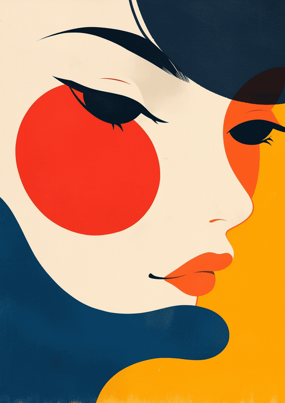 Woman Uptown original repeating artwork