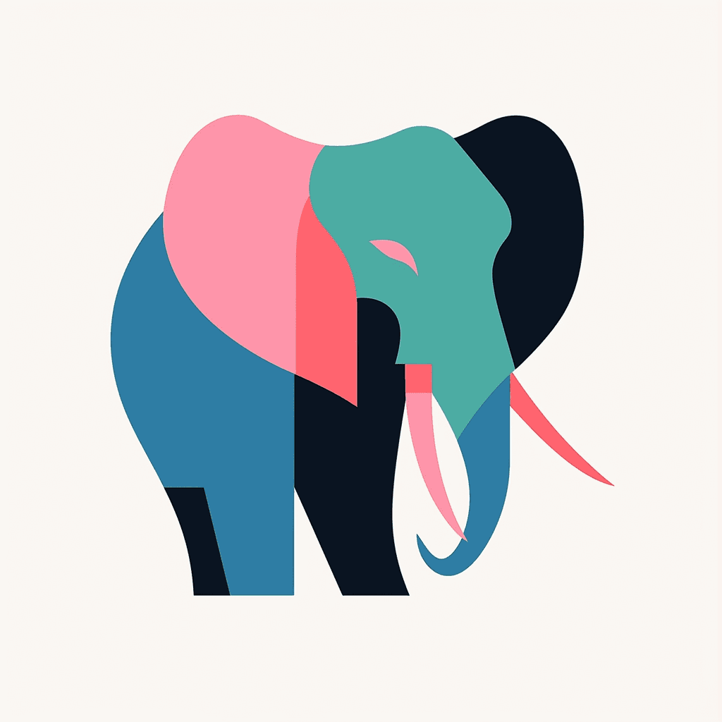 Elephant Collective original repeating artwork