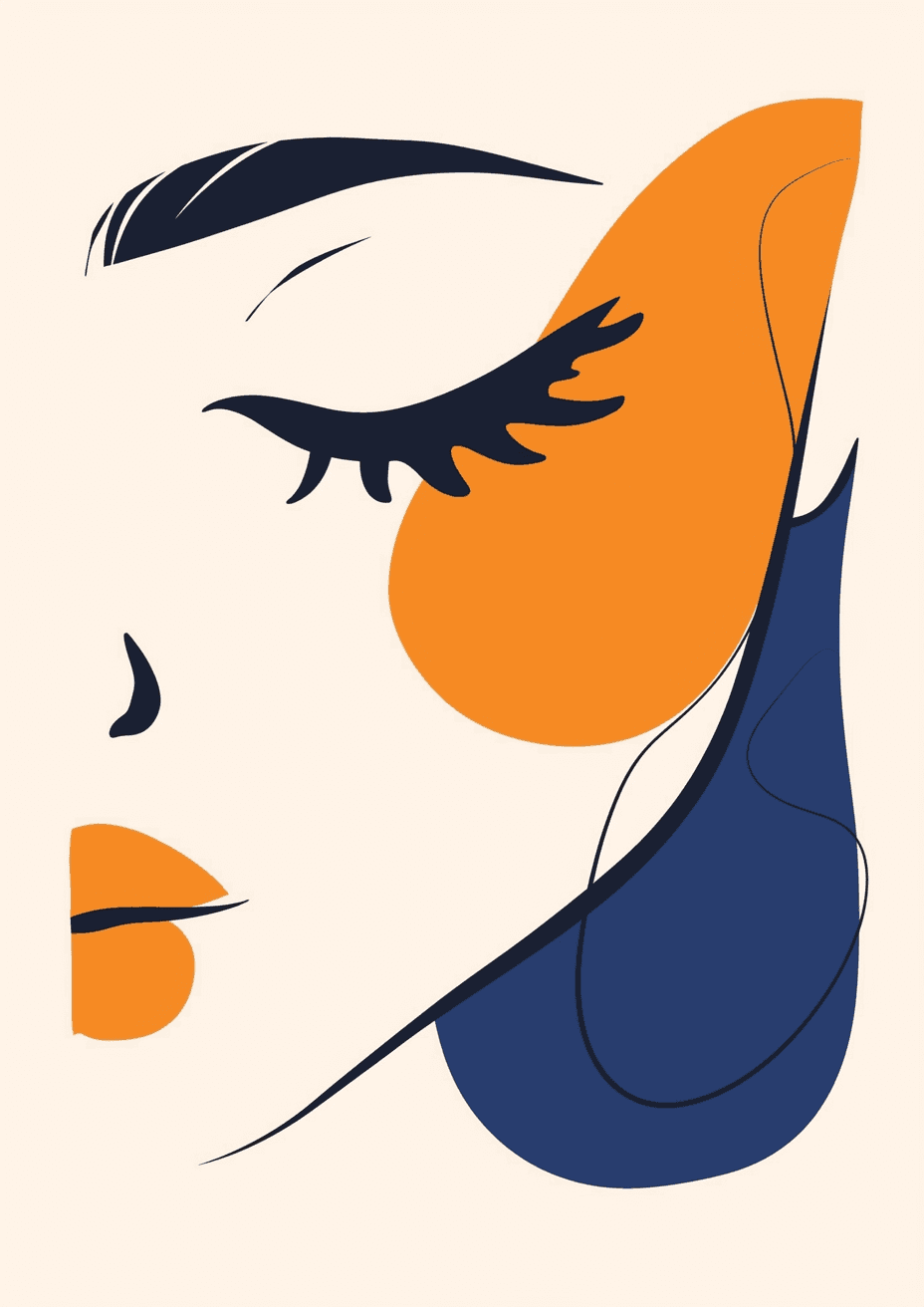 Woman Beats original repeating artwork