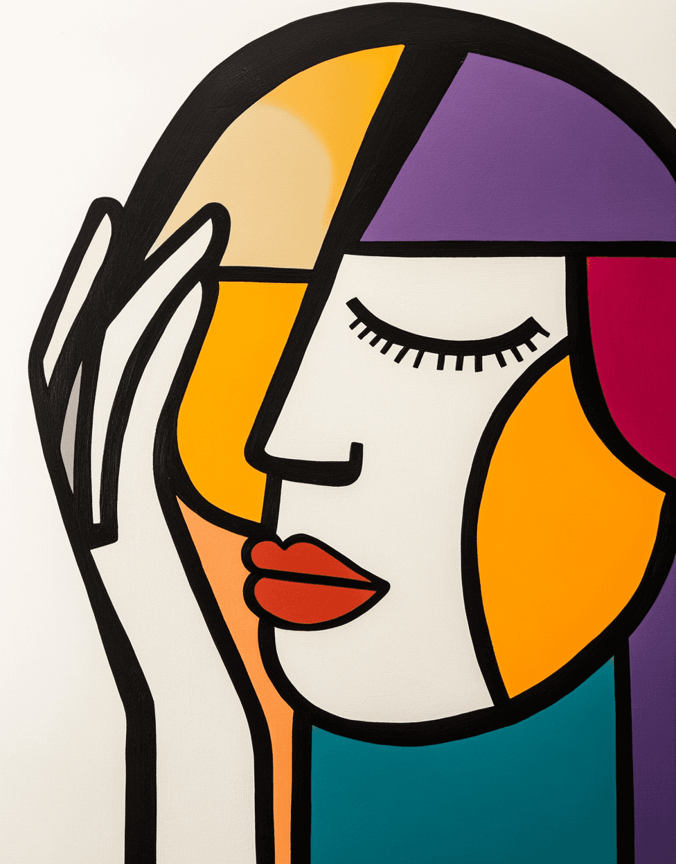 Figure Golden original repeating artwork