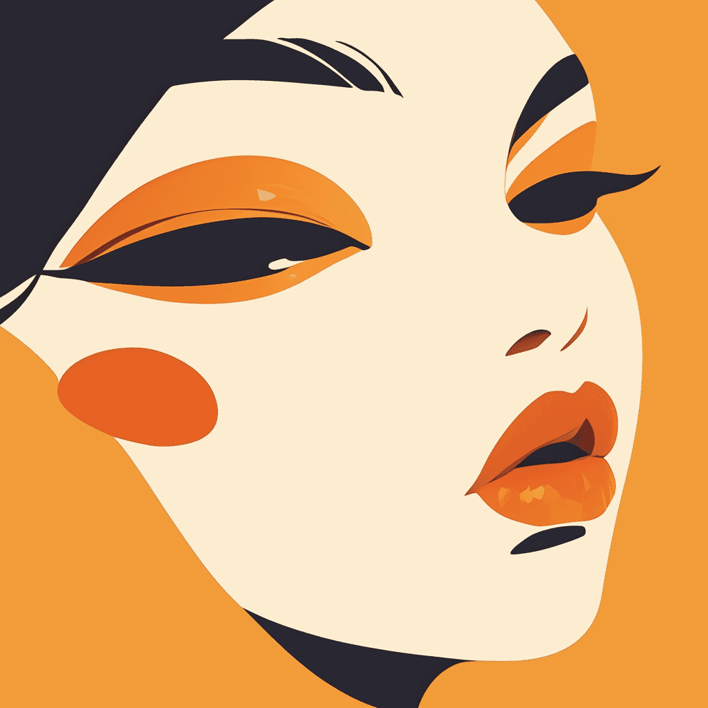 Woman Tune original repeating artwork
