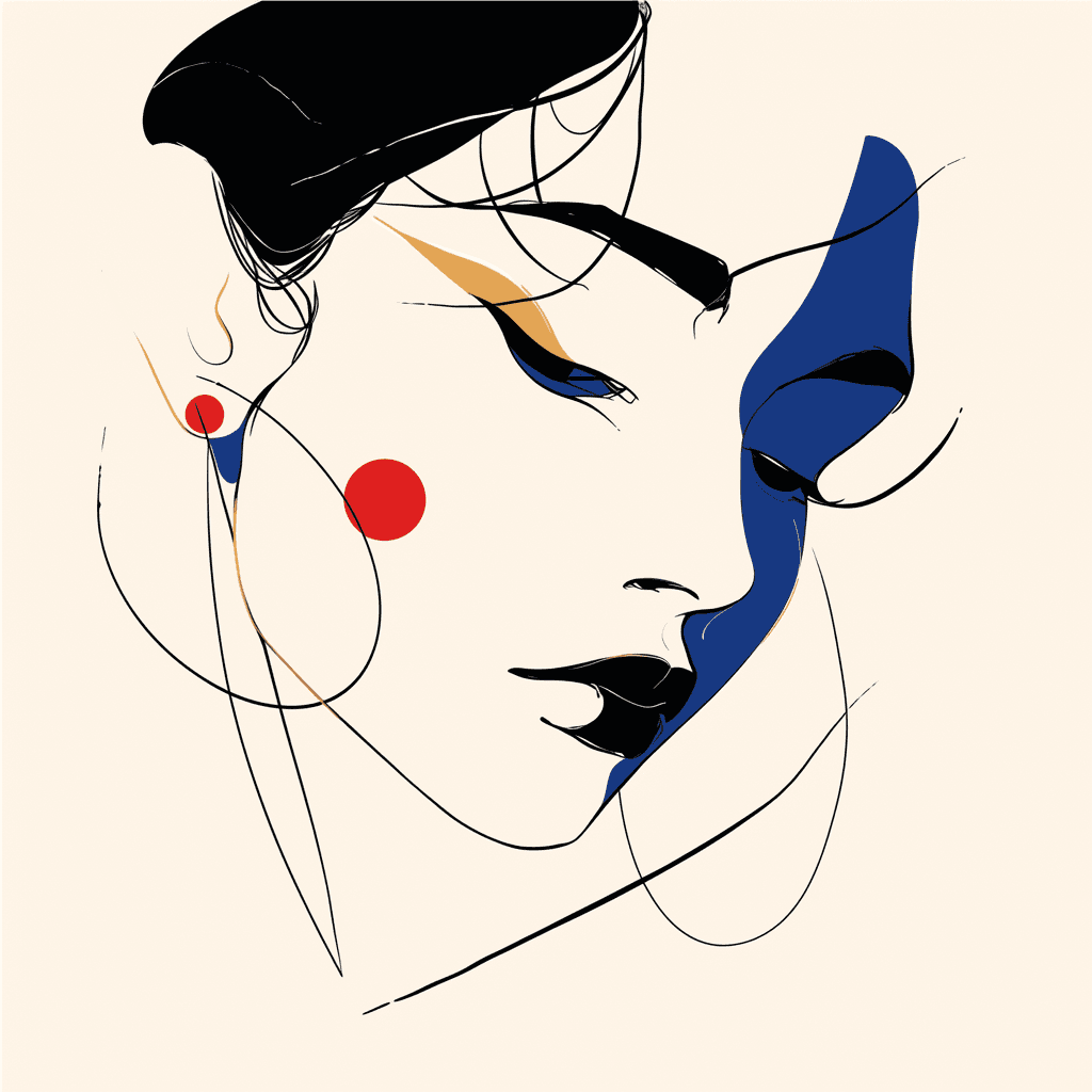 Woman Flow original repeating artwork