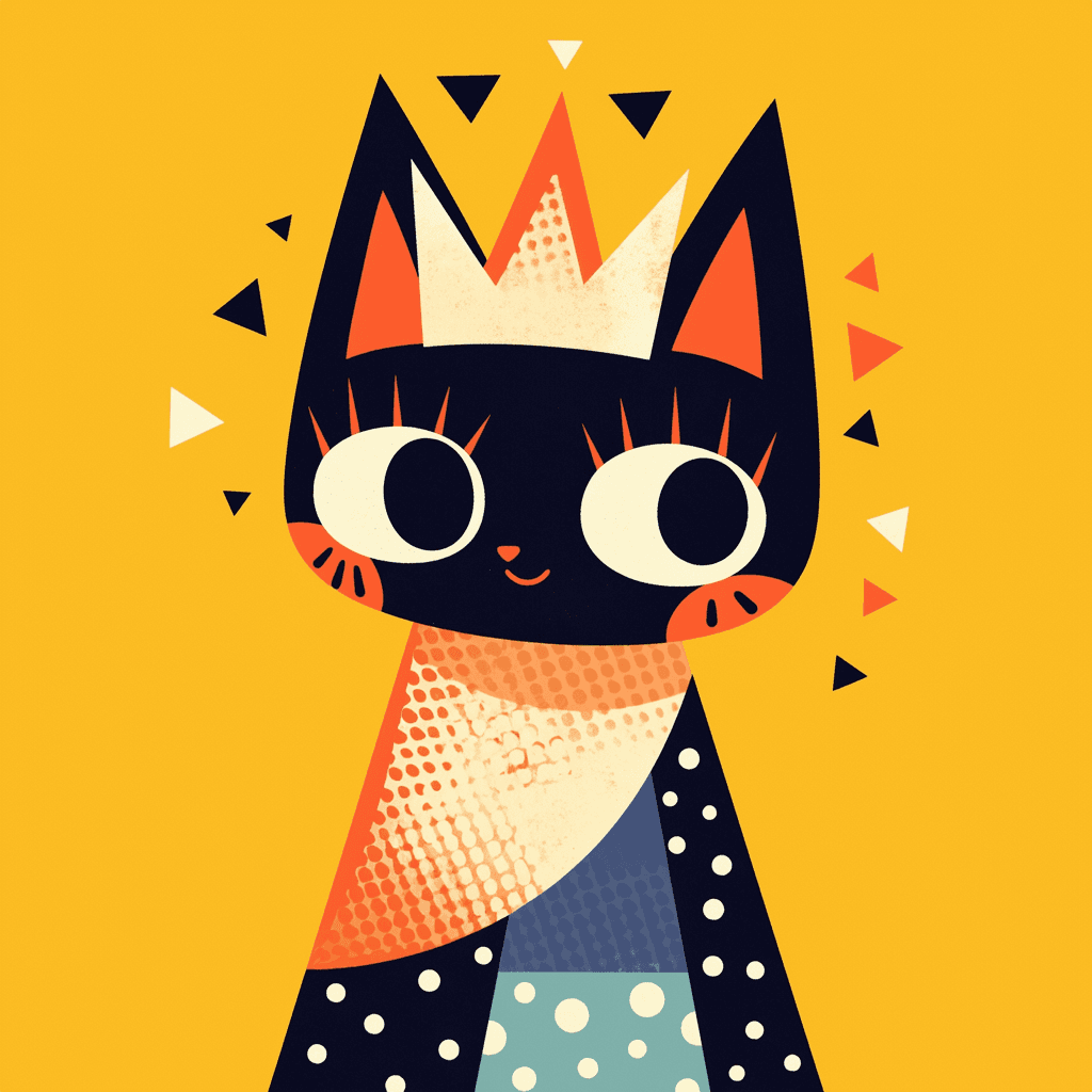 Abstract Animals Show original repeating artwork
