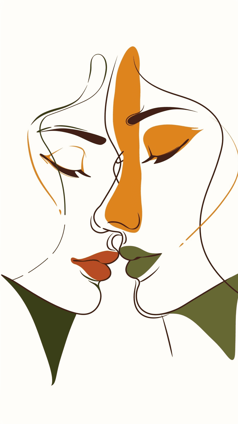 Woman Fair original repeating artwork
