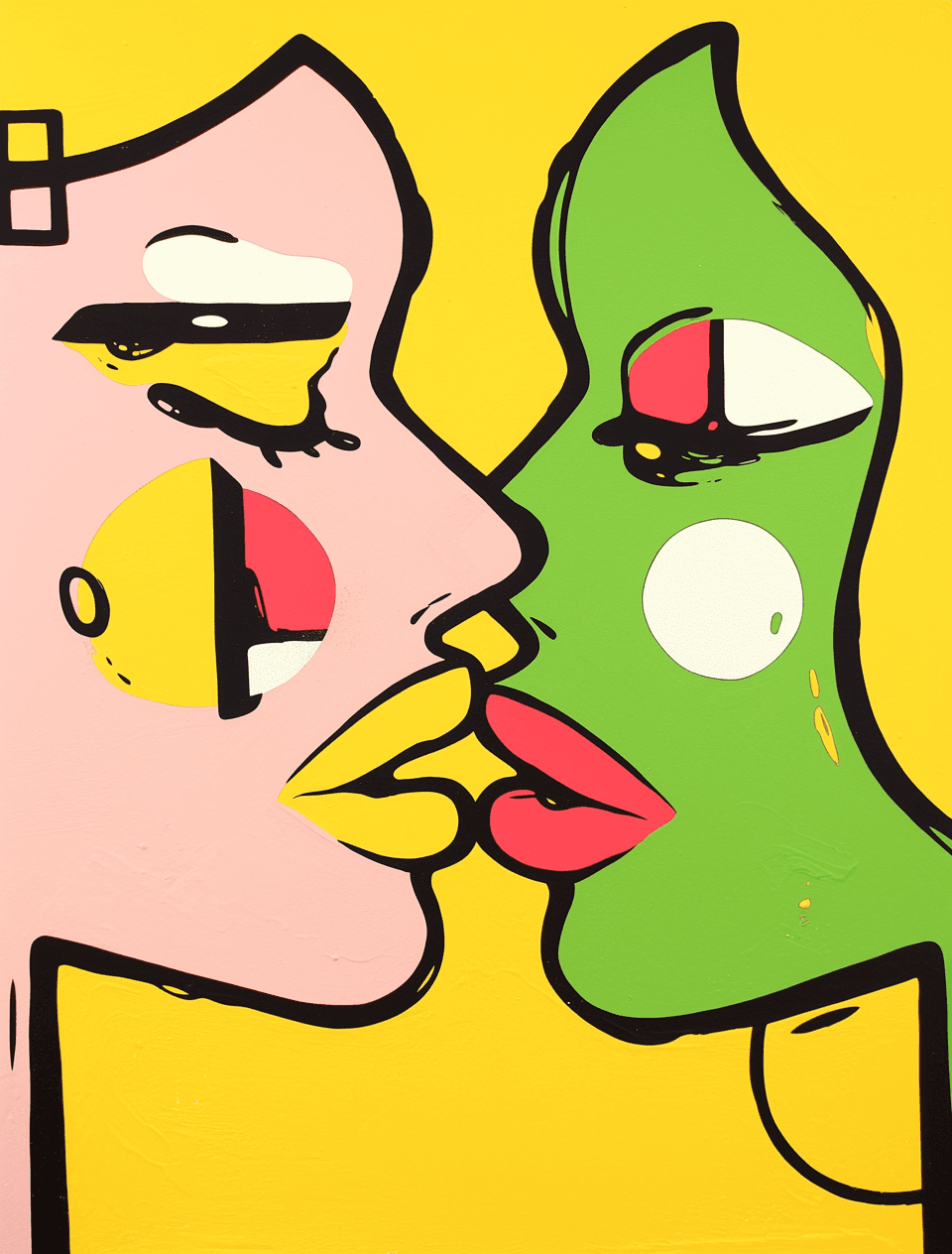 Abstract People Tune original repeating artwork