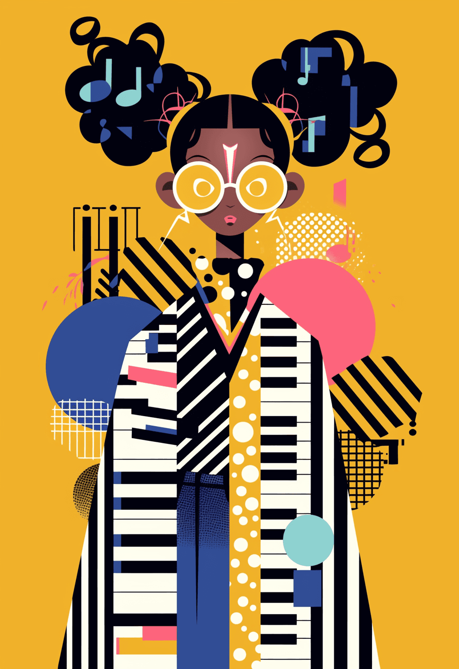 Abstract People Club original repeating artwork