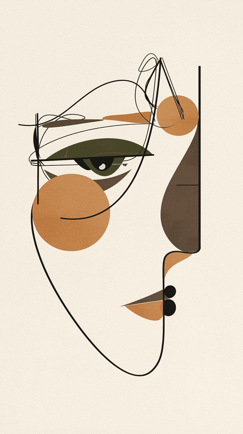 Face Bloom original repeating artwork