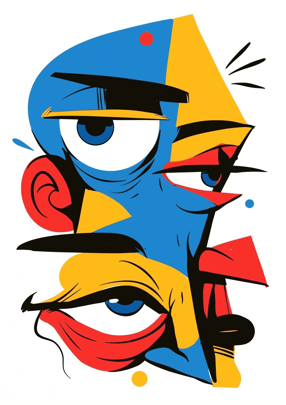 Face Collective original repeating artwork