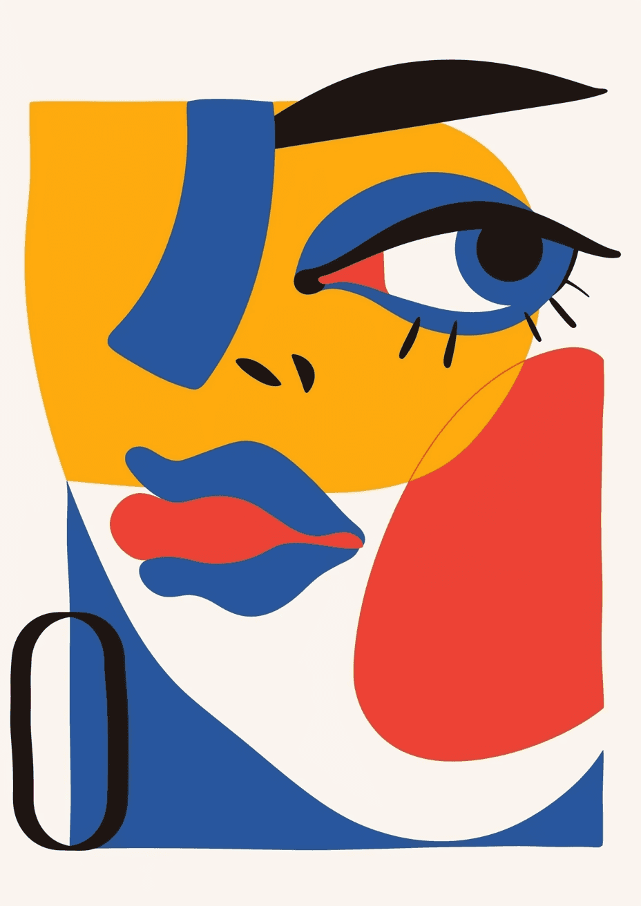 Face Kick original repeating artwork