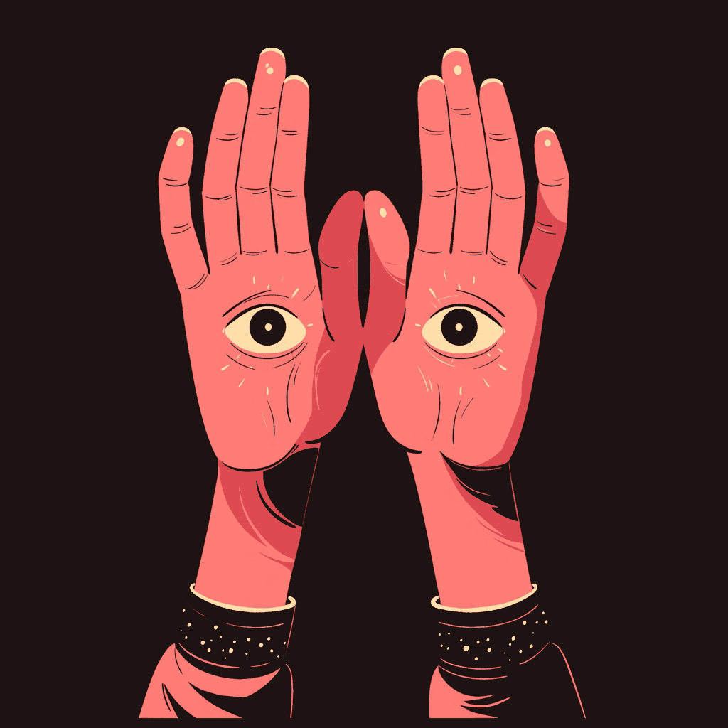 Eye Play original repeating artwork
