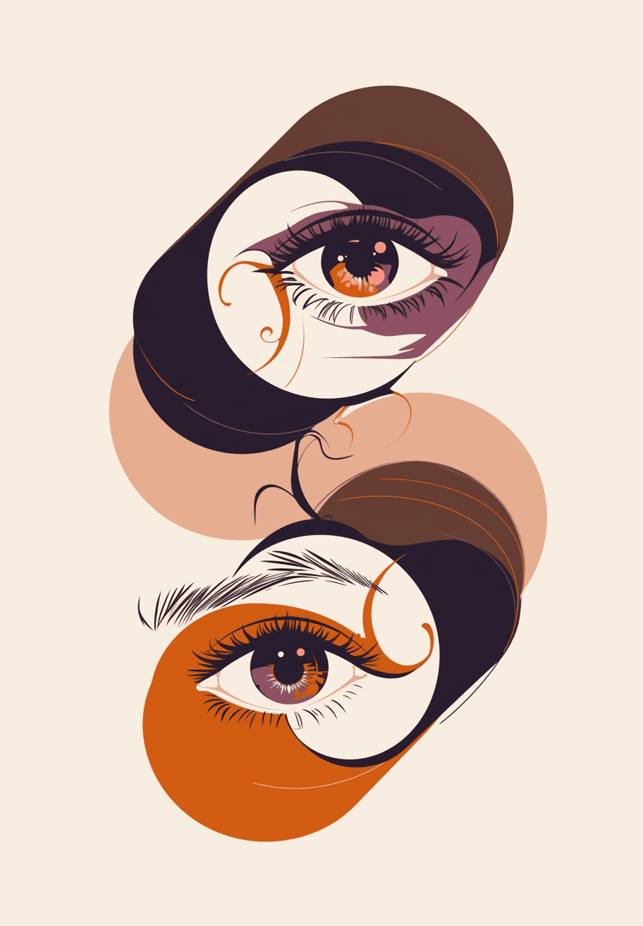 Eye Seek original repeating artwork