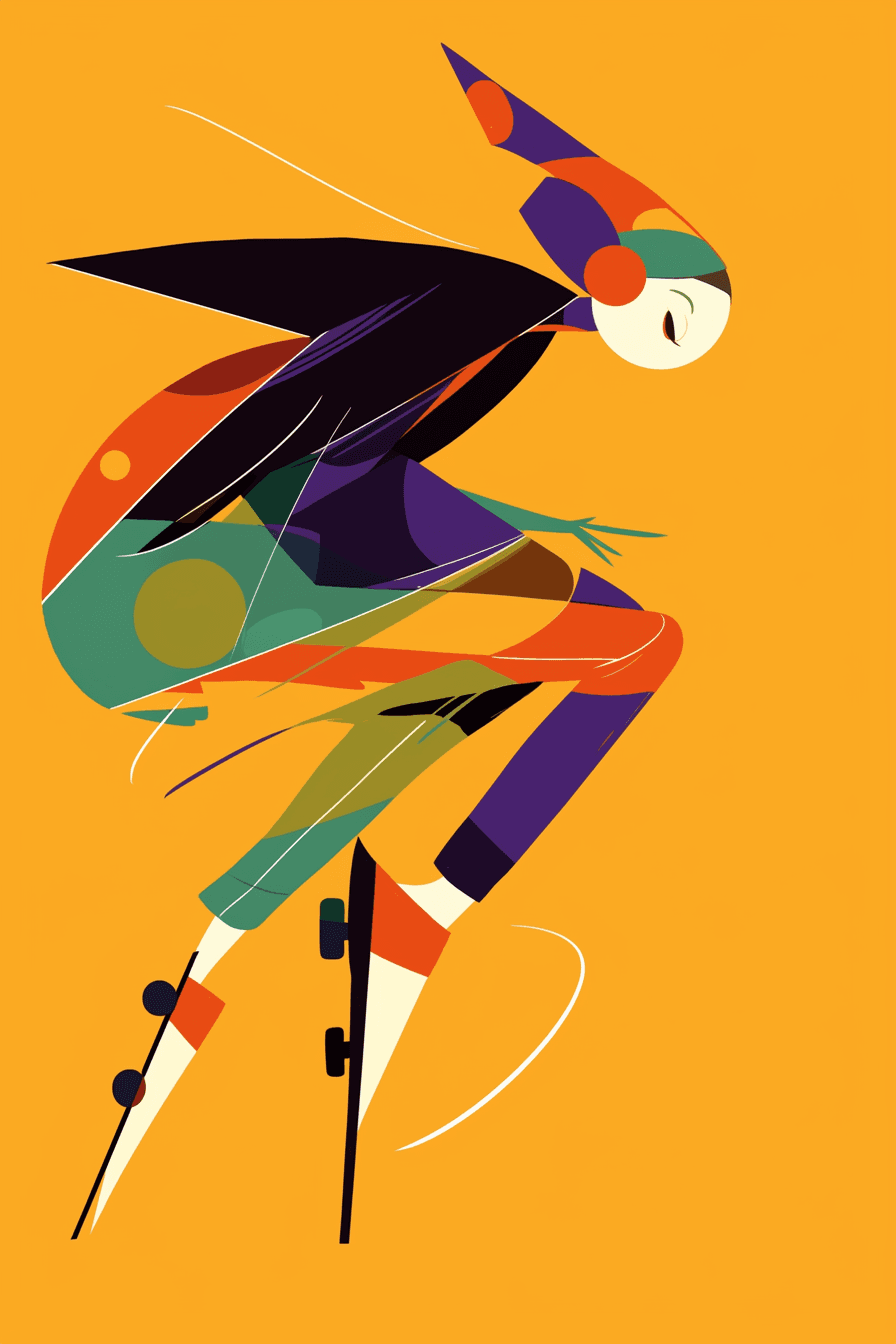 Abstract Design Dash original repeating artwork