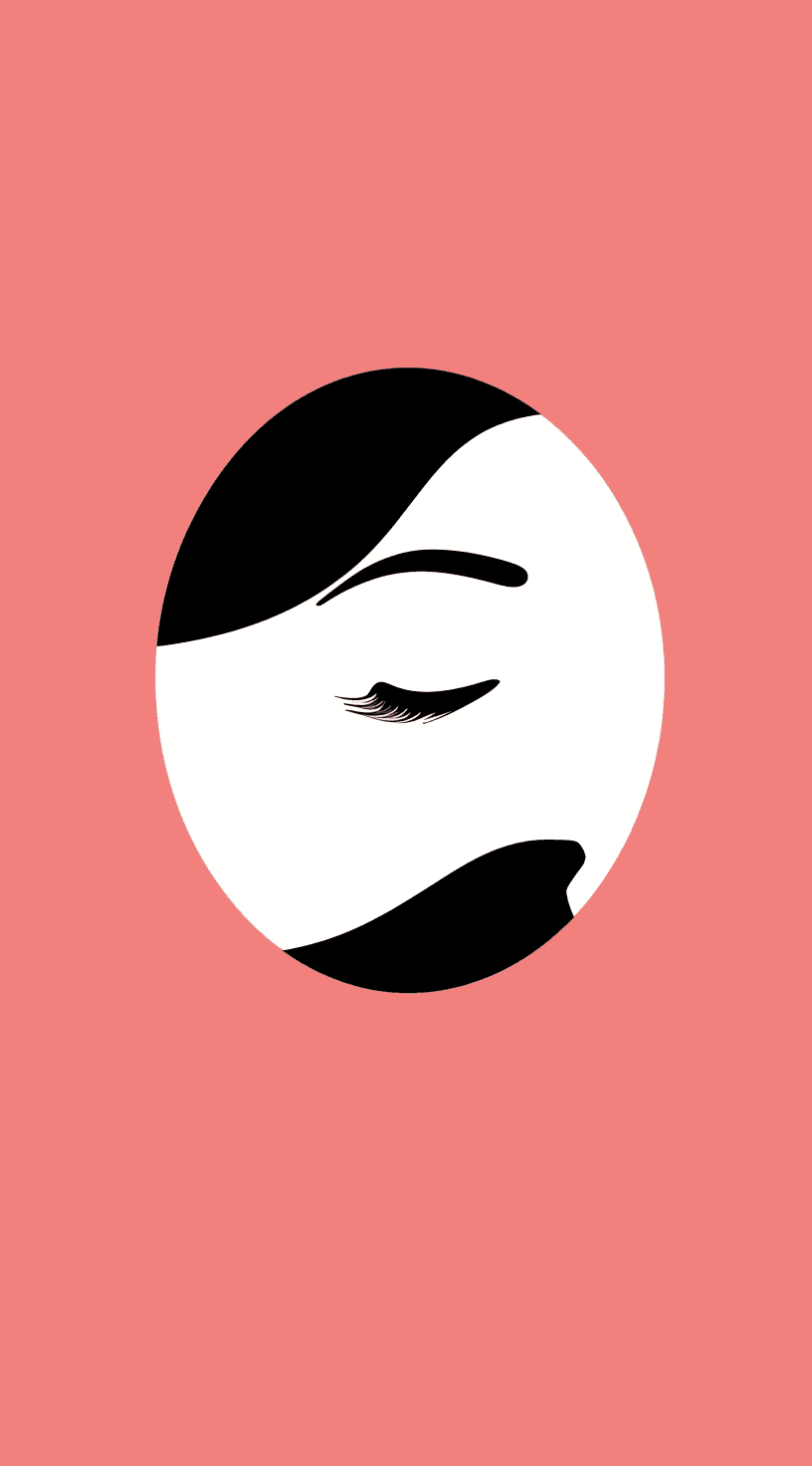 Woman Ride original repeating artwork