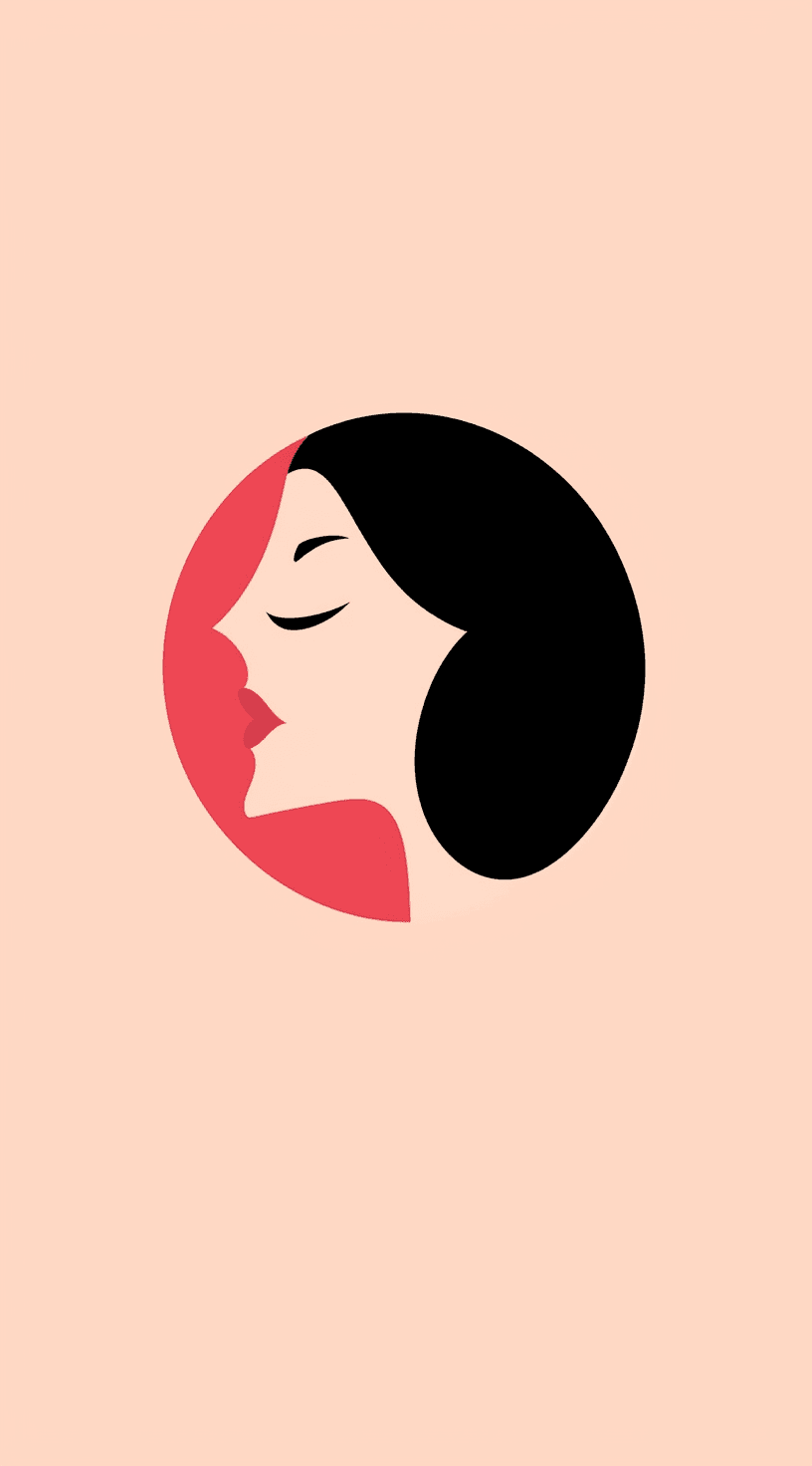 Woman Grow original repeating artwork