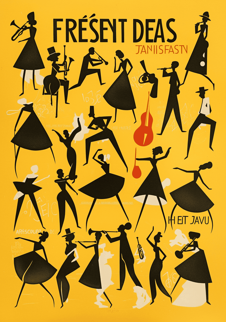 Dance original repeating artwork