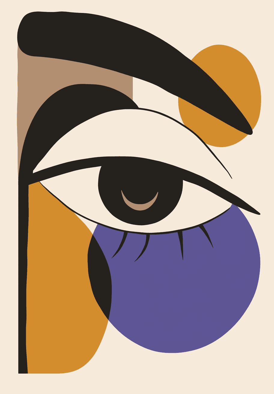 Abstract Figure Zoom original repeating artwork