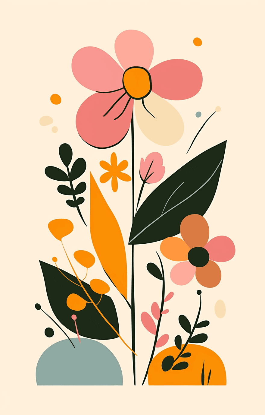 Fresh Bloom 001 original repeating artwork