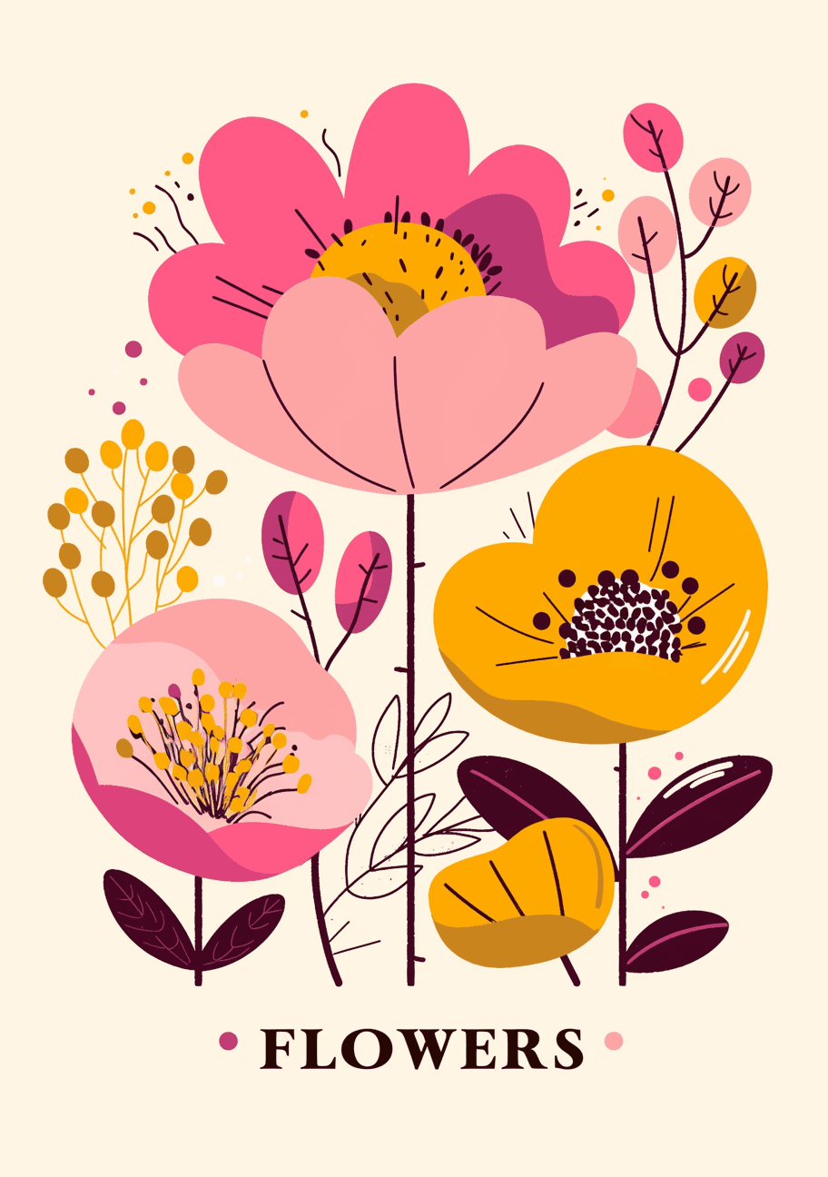 Fresh Bloom 438 original repeating artwork