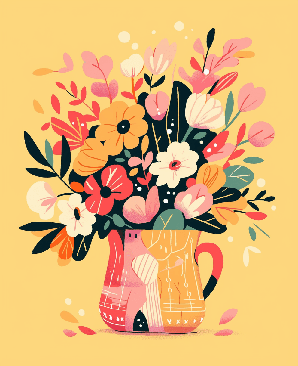 Fresh Bloom 059 original repeating artwork