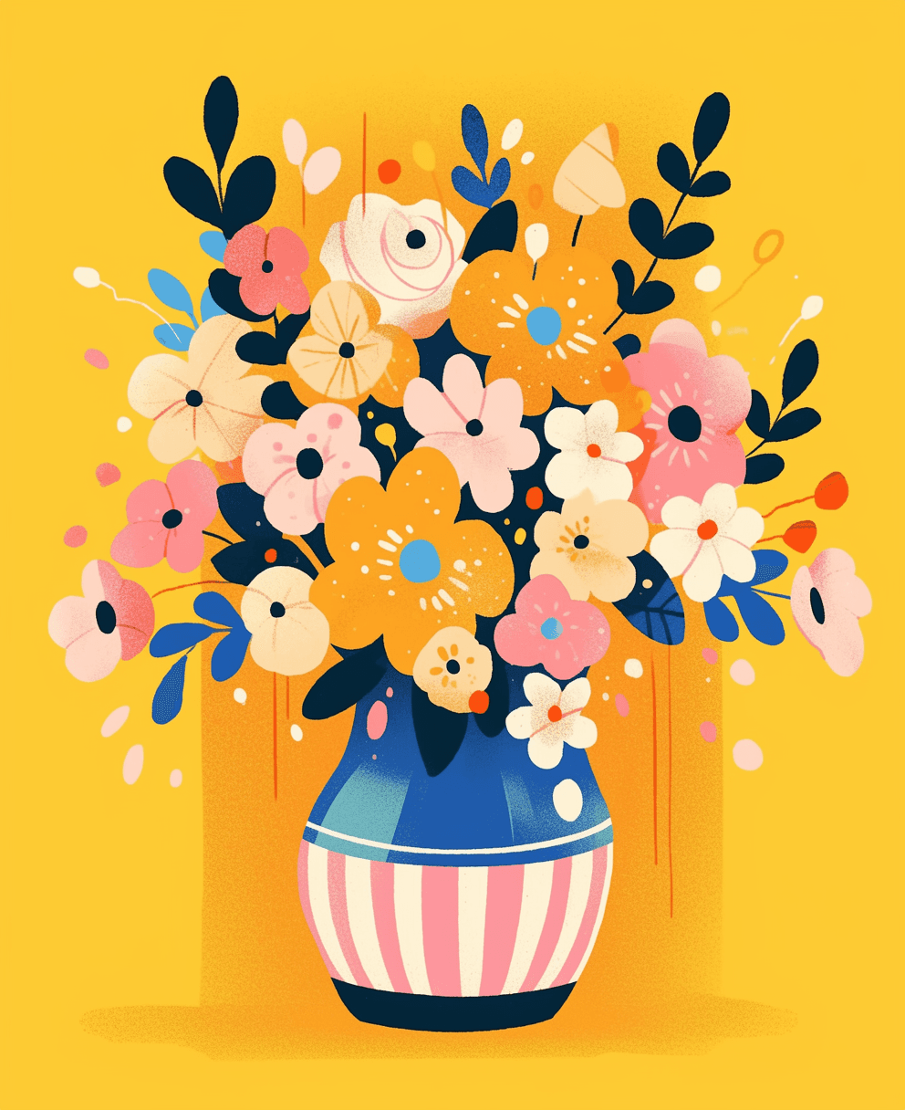 Fresh Bloom 551 original repeating artwork