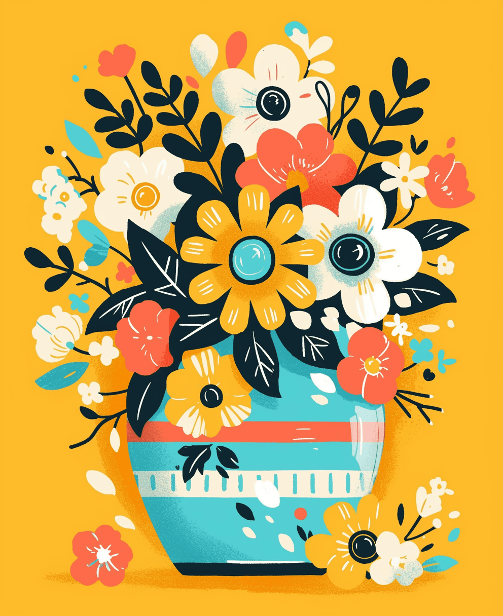 Fresh Bloom 027 original repeating artwork