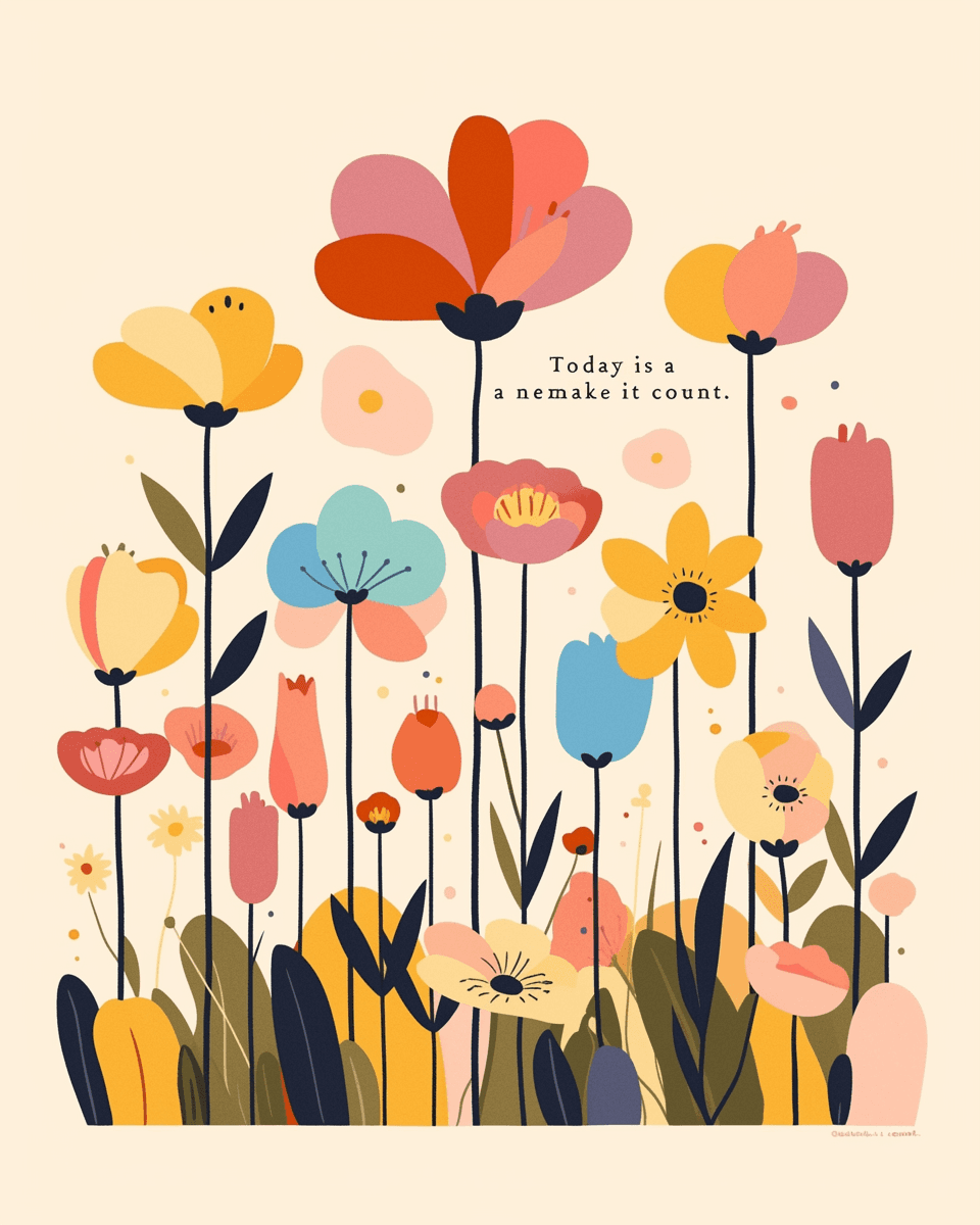 Fresh Bloom 610 original repeating artwork