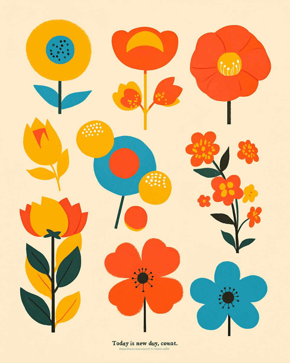 Fresh Bloom 268 original repeating artwork