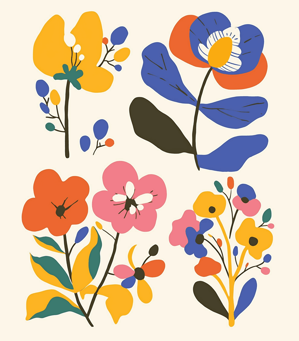 Fresh Bloom 747 original repeating artwork