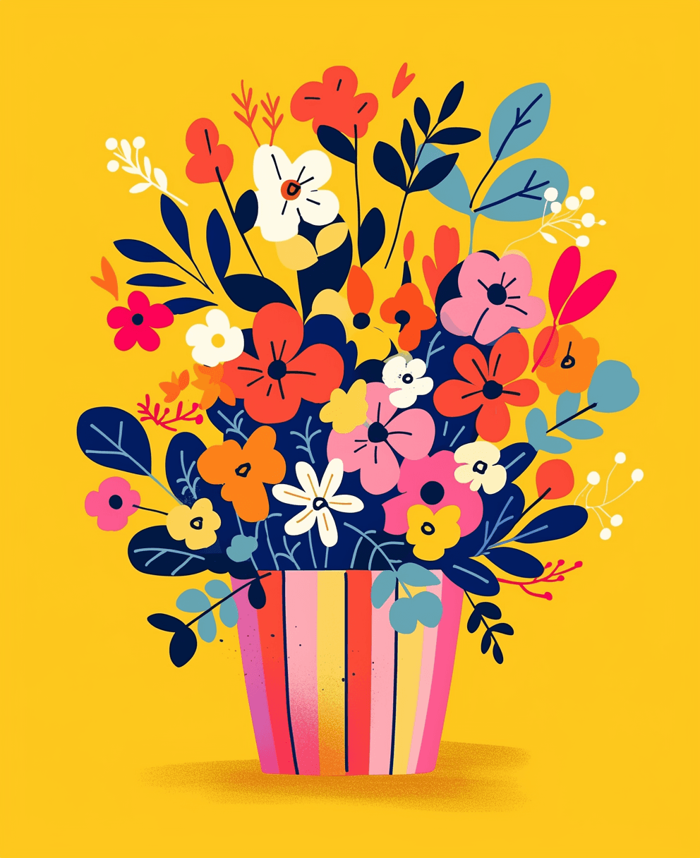 Fresh Bloom 425 original repeating artwork