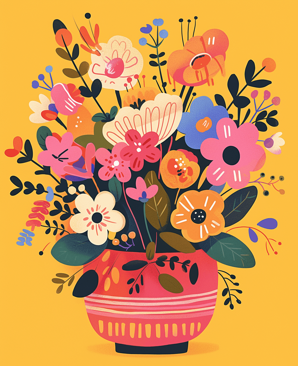 Fresh Bloom 324 original repeating artwork