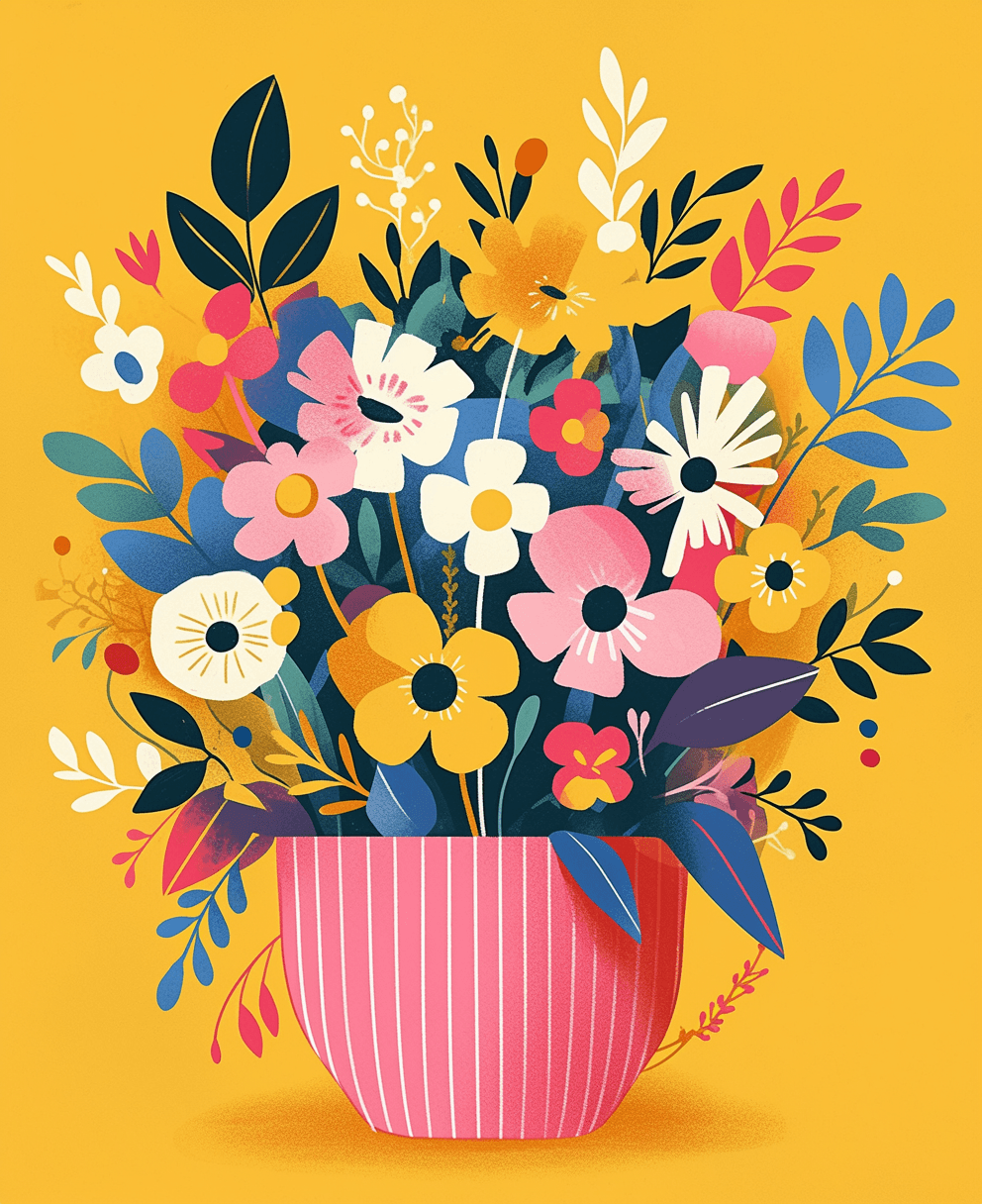 Fresh Bloom 759 original repeating artwork