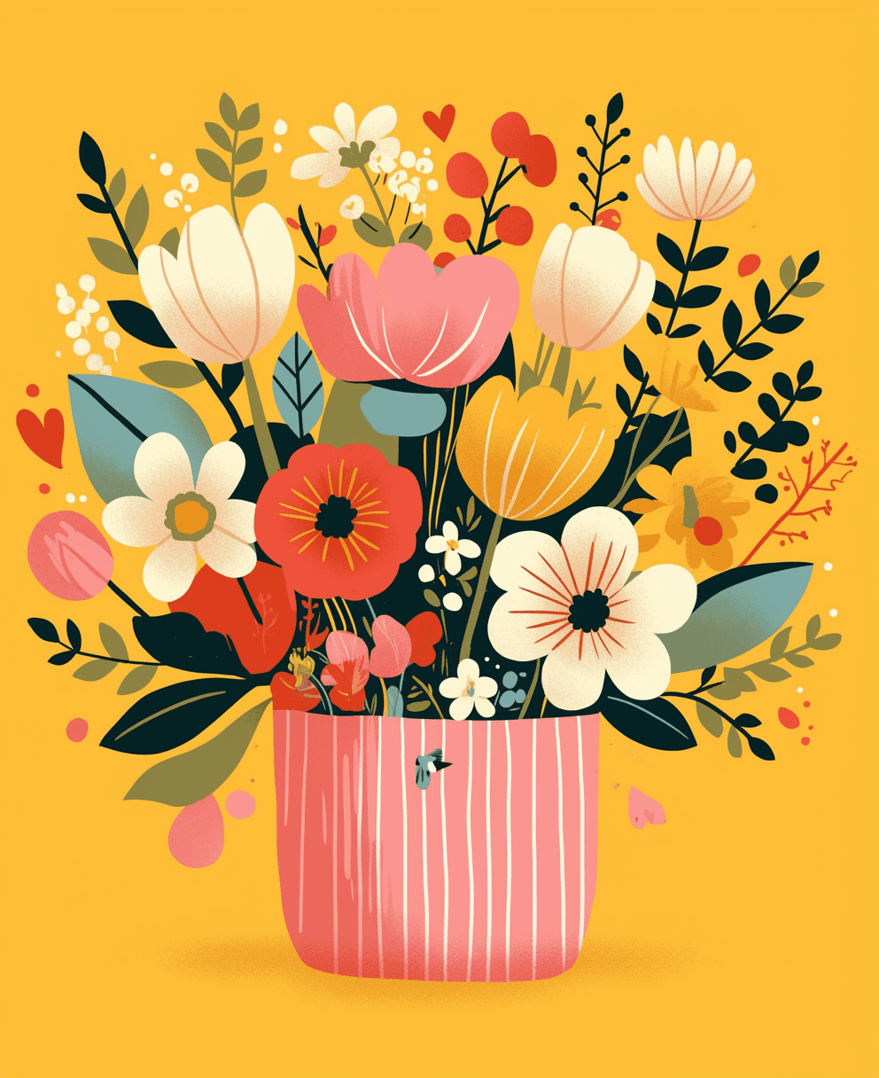 Fresh Bloom 157 original repeating artwork