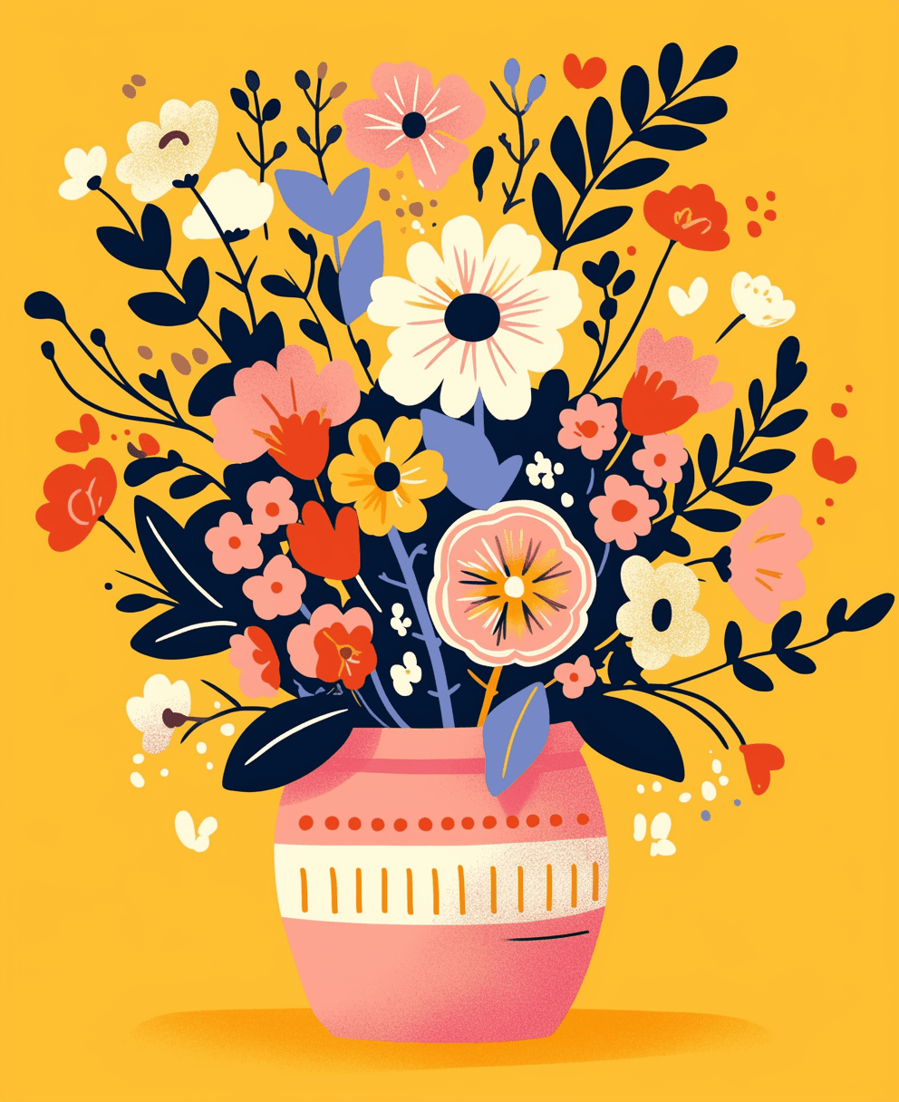 Fresh Bloom 550 original repeating artwork
