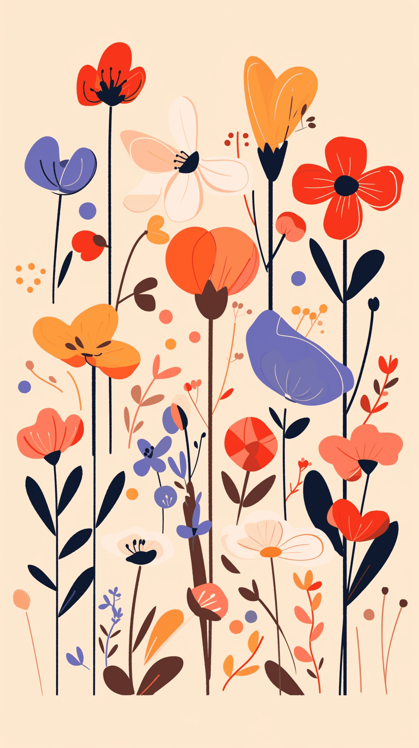 Fresh Bloom 753 original repeating artwork