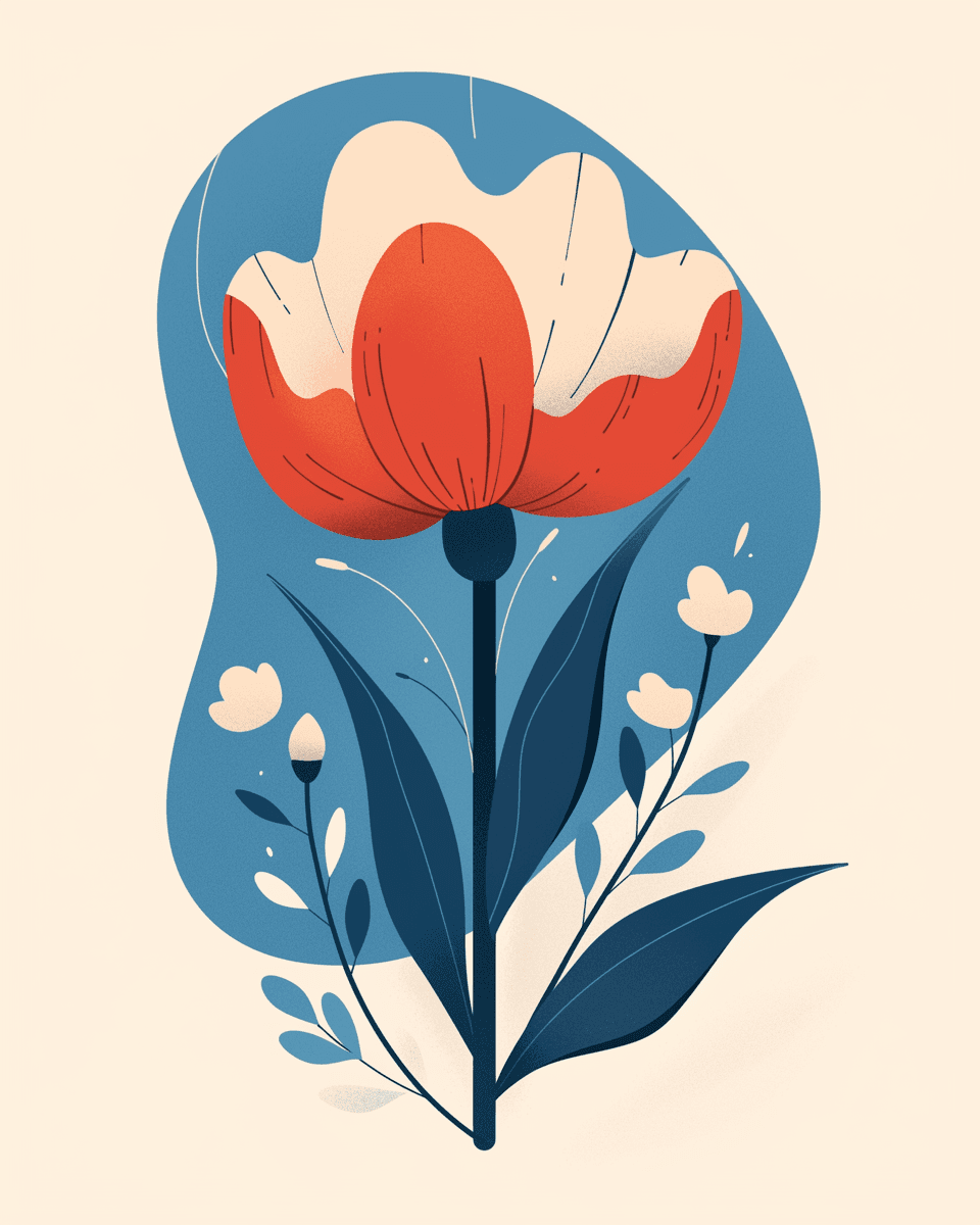 Tulip 062 original repeating artwork