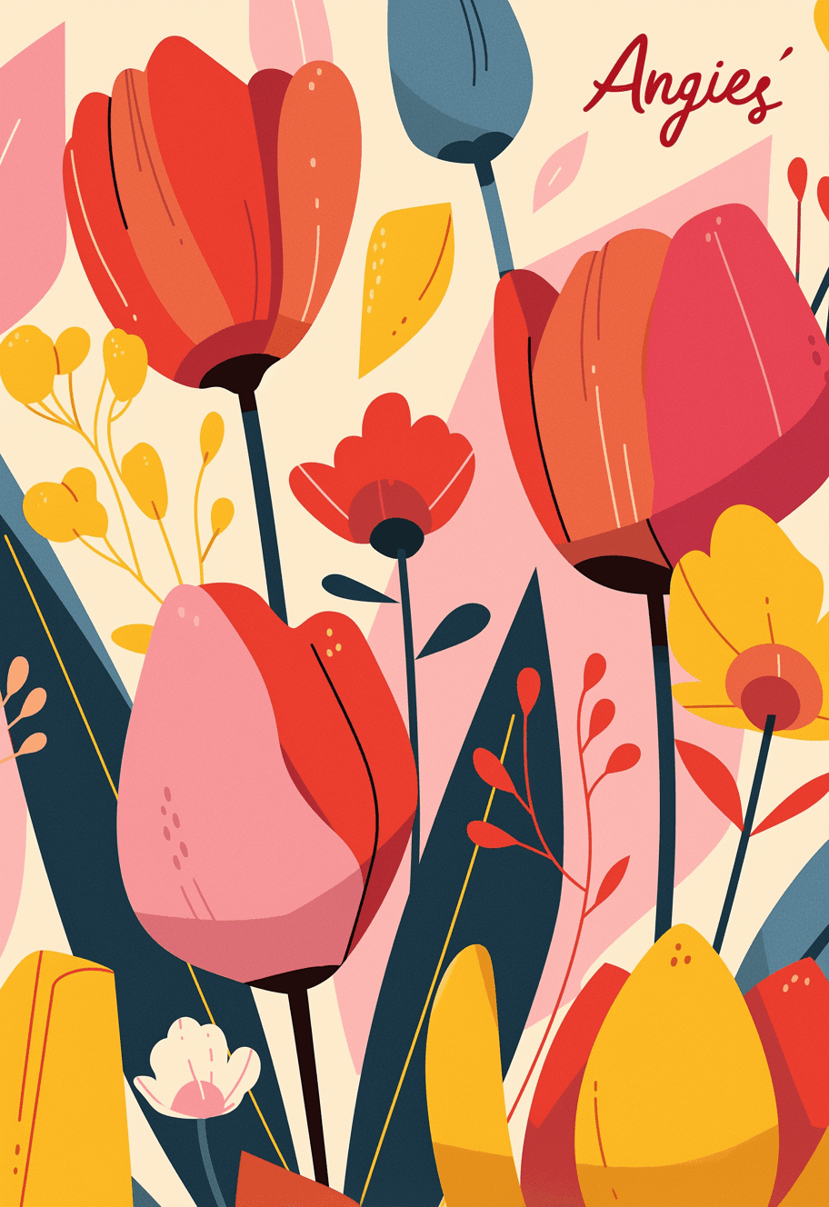 Tulip 102 original repeating artwork