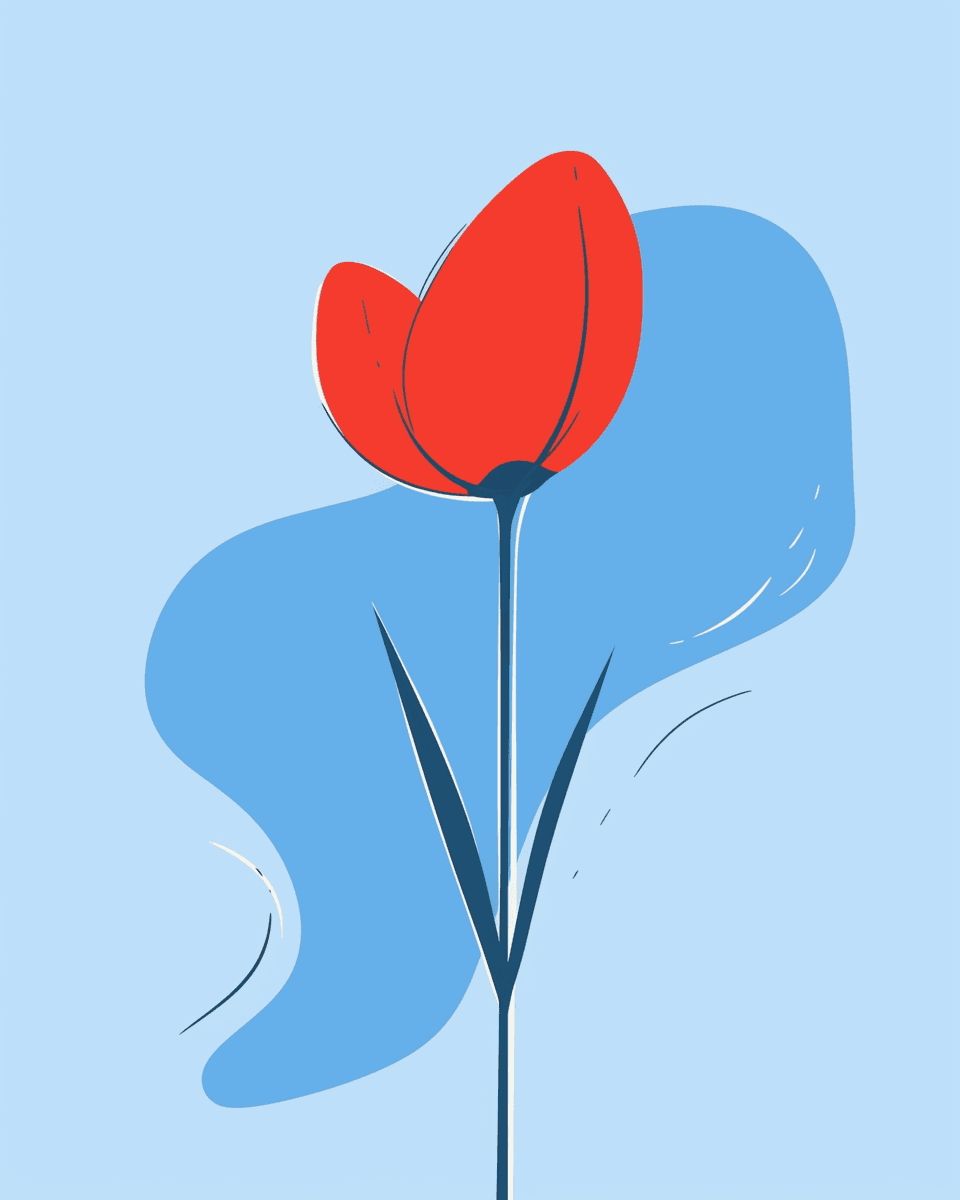 Tulip 121 original repeating artwork