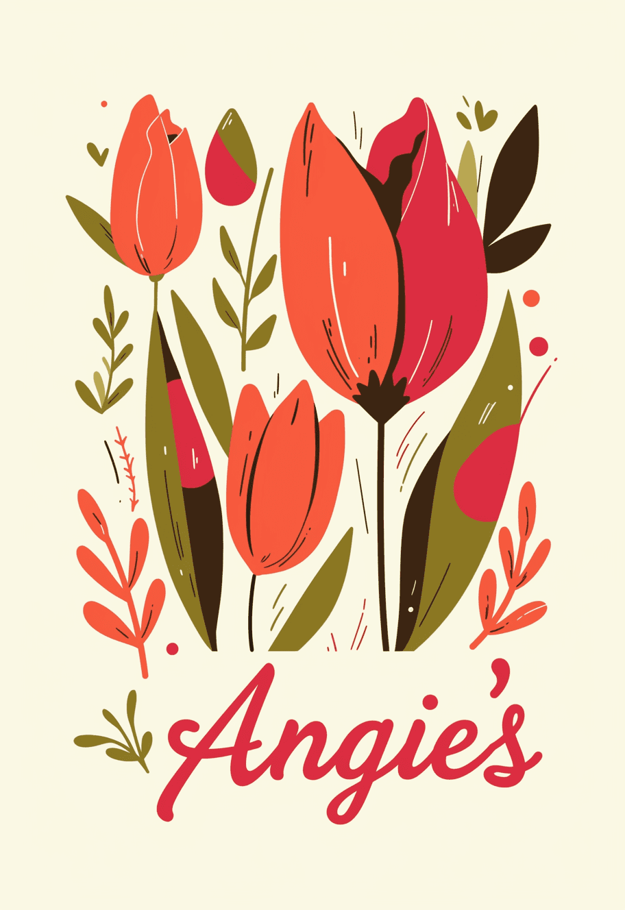 Tulip 079 original repeating artwork