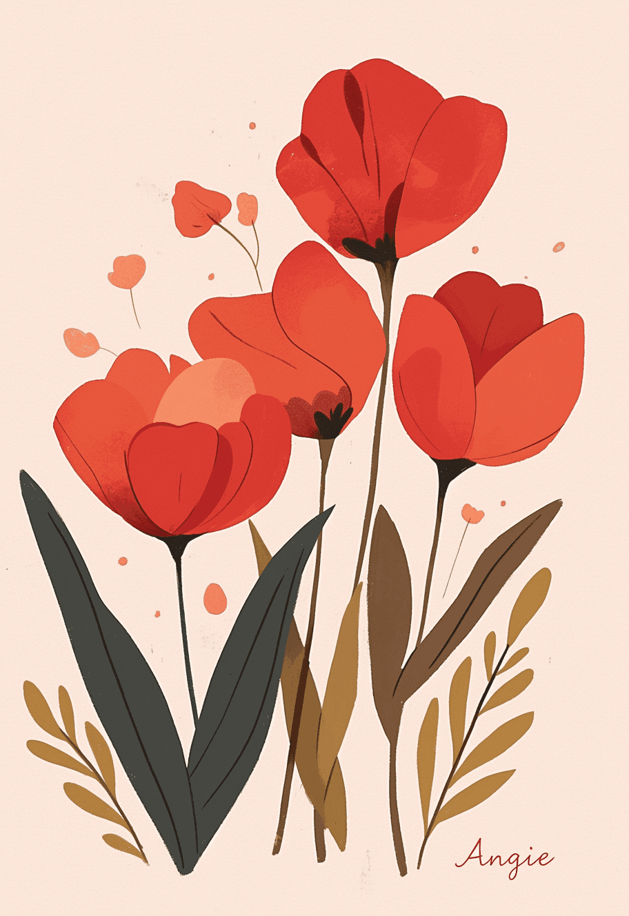 Tulip 109 original repeating artwork