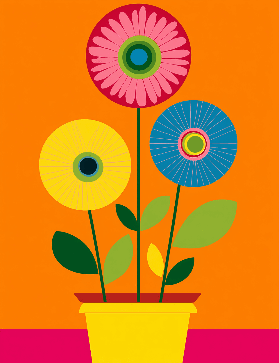 Bloom Groove original repeating artwork