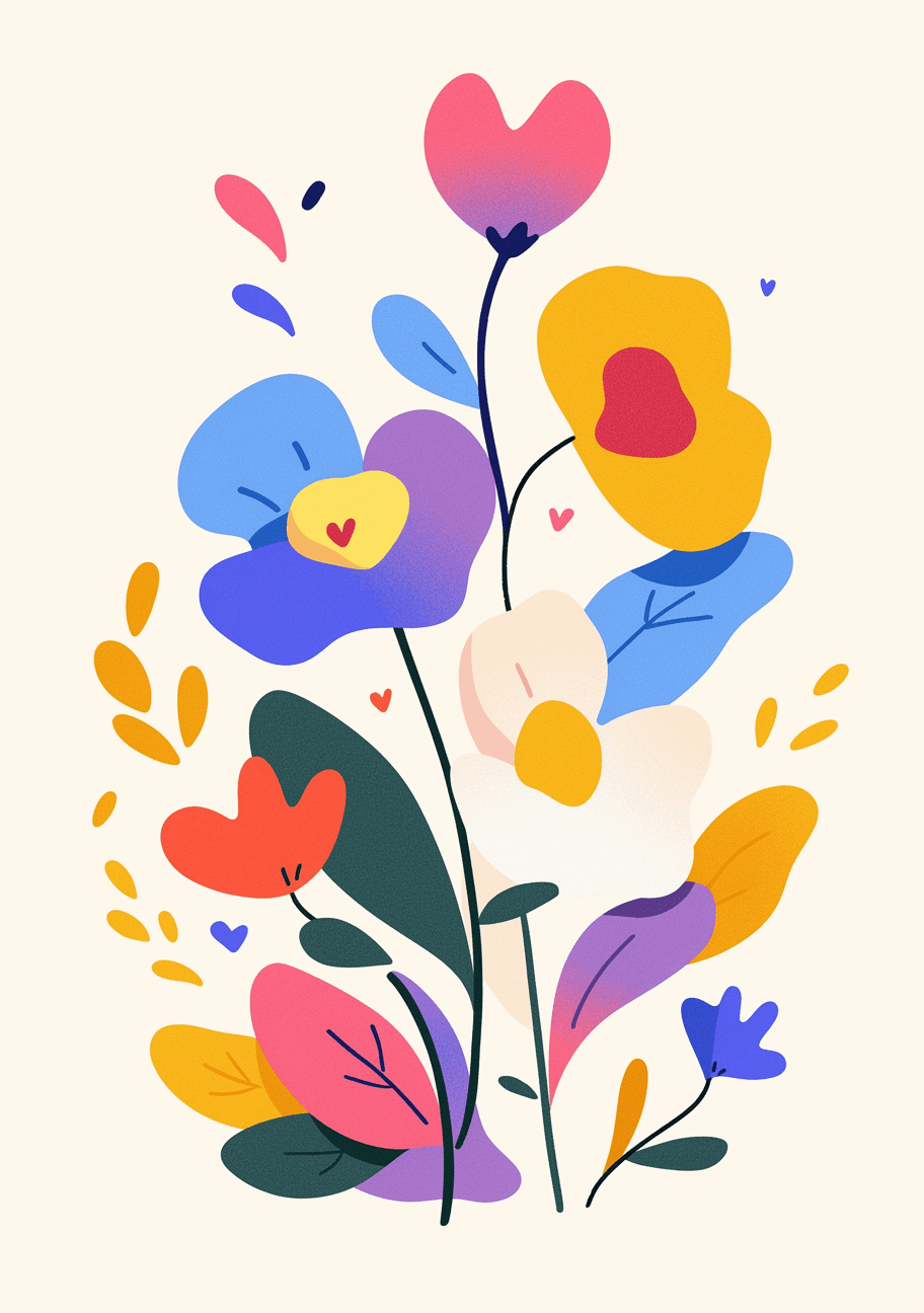 Bloom 457 original repeating artwork