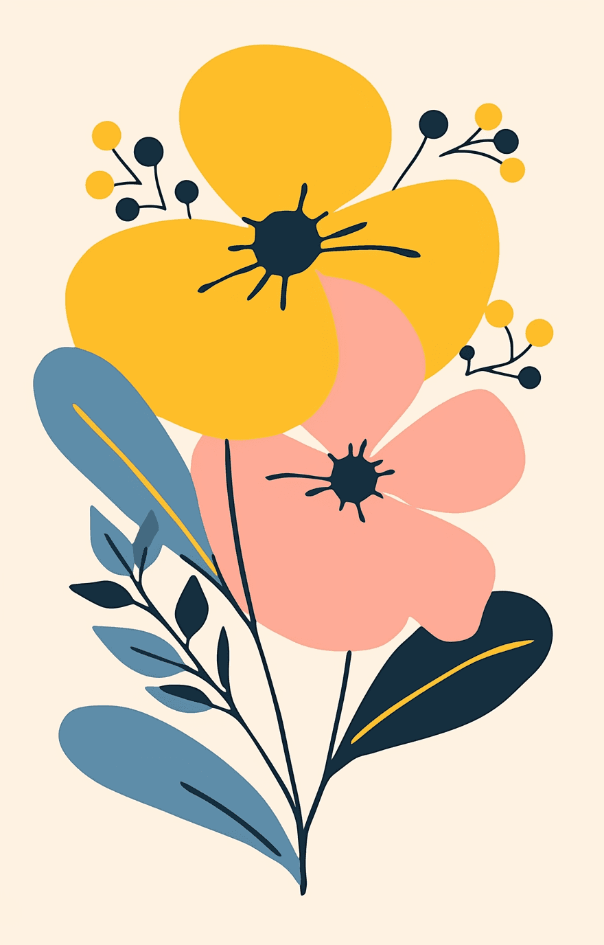 Fresh Bloom 755 original repeating artwork