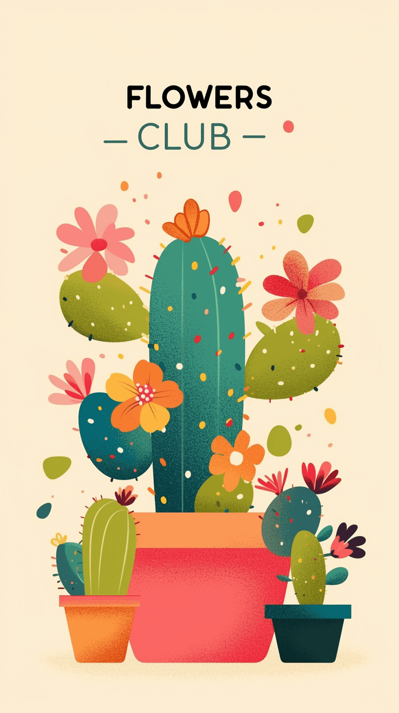 Cactus Collective original repeating artwork